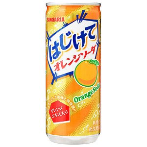 Напиток б/а газ. Orange Soda со вкусом апельсина Sangaria ж/б 250мл