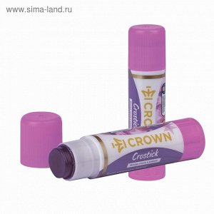 Клей-карандаш 15 г Crown Indicator PVP, с цветным индикатором