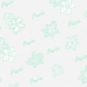 Туалетная бумага Papia Тропическая экзотика 3 слоя, 8 рулонов