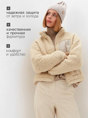 Куртка женская демисезонная MINAKU, молочная