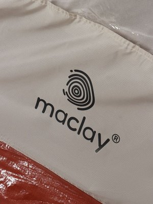 Палатка туристическая 4-местная maclay kavkaz ume 4, 250x360x140 см, треккинговая, двухслойная, с тамбуром, бежевая