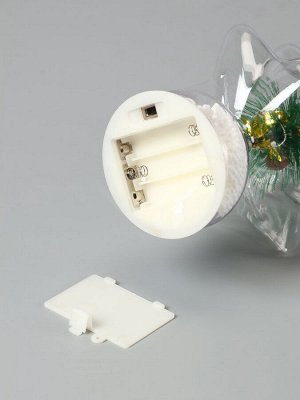 Фигура светодиодная «Ёлочка», 1 LED, 25 см, от батареек AAAх3, свечение RGB