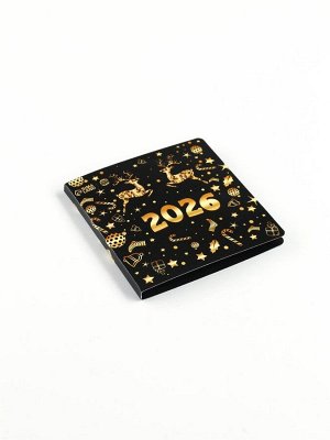 Шоколад молочный в открытке «Новый год 2026», 4 шт. х 5 г