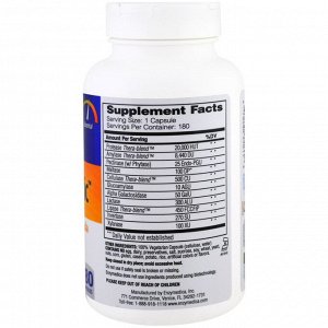 Enzymedica, Digest Basic, формула с основными ферментами, 180 капсул