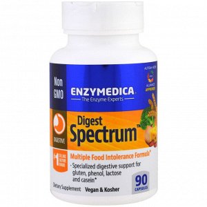 Enzymedica, Digest Spectrum, 90 капсул