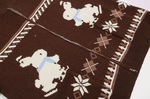 Кардиган оверсайз с принтом