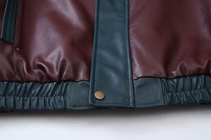 Куртка оверсайз из экокожи