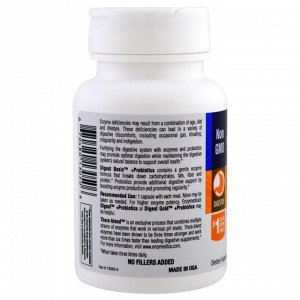 Enzymedica, Digest Basic + пробиотики, 30 капсул