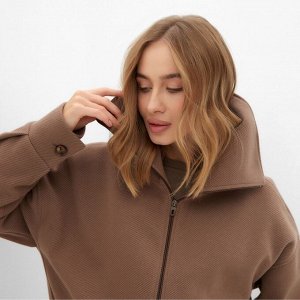 Жакет женский демисезонный MINAKU: Casual Collection, бежевый