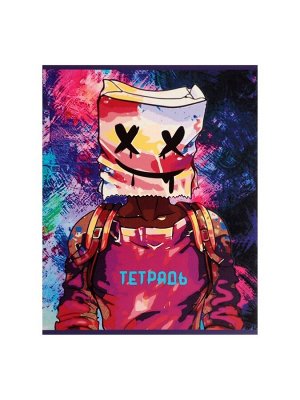 Набор тетрадей 48 листов в клетку, Calligrata «Маска», 5 штук