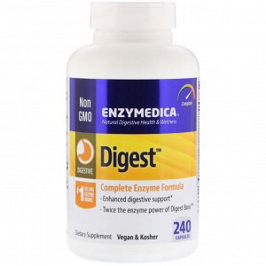 Enzymedica, Digest, 240 капсул