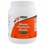 Now Foods, Цельная шелуха семян подорожника, 340 г