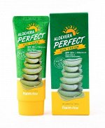 Крем солнцезащитный с алоэ Spf50+/pa+++ FarmStay 70г