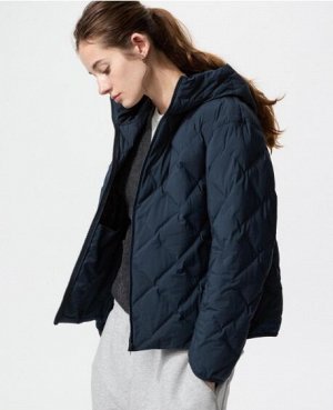 Женская куртка PUFFTECH air cotton с капюшоном 478571 темно-синий