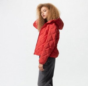 Женская куртка PUFFTECH air cotton с капюшоном 478571 красный