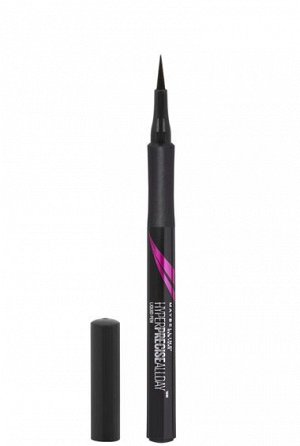 Maybelline Hyper Precise All day Жидкая ультратонкая подводка черный