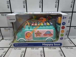 Развивающая игрушка ксилофон Автобус в ассортименте HE8019/MX010, HE8019/MX010