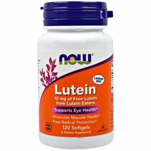 LUTEIN 10 MG (FROM ESTERS) 120 SGELS Лютеин - 10 мг 120 капсул