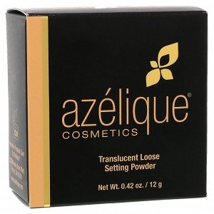 Azelique, Бесцветная рассыпчатая пудра, этичный продукт, сертифицированный веганский продукт, 0,42 унции (12 г)