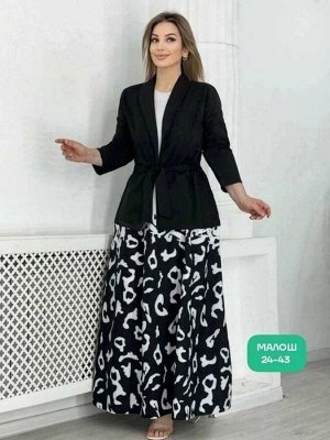 Женский костюм двойка ткань пиджак нежный мягкий барби, платье королевский лайт
