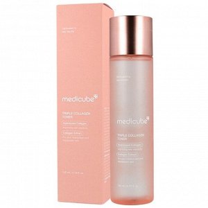 Тонер для упругости кожи с коллагеном, Medicube Triple Collagen Toner 4.0, 140 ml / 60
