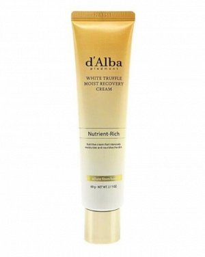 Питательный антивозрастной крем для лица, d'Alba White Truffle Moist Recovery Cream, 60g