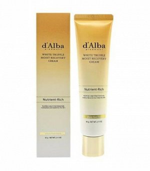 Питательный антивозрастной крем для лица, d'Alba White Truffle Moist Recovery Cream, 60g