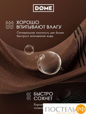 ГАРМОНИКА мятн/кофе К-т Полотенец 50х80-2/70х130-2, 4 пр., 100% хл, 440 гр/м2