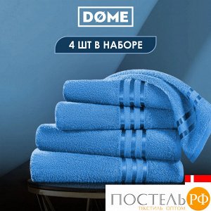 ГАРМОНИКА т-бирюз К-т Полотенец 50х80-2/70х130-2, 4 пр., 100% хл, 440 гр/м2