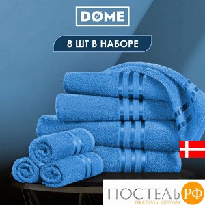 ГАРМОНИКА т-бирюз К-т Полотенец 30х50-4/50х80-2/70х130-2, 8 пр., 100% хл, 440 гр/м2