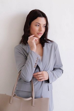 Костюм брючный серый