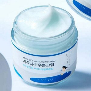 Крем для чувствительной кожи с берёзовым соком Round Lab Birch Juice Moisturizing Cream, 80мл
