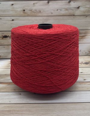 Пряжа для вязания 100 гр,  Frescolino  100% лен  450м/100г Красный