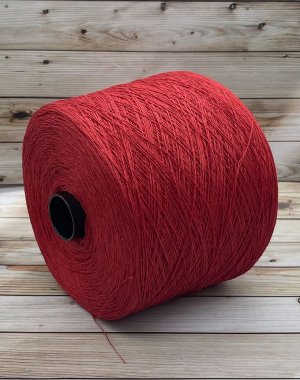Пряжа для вязания 100 гр,  Frescolino  100% лен  450м/100г Красный