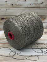 Пряжа для вязания 100 гр,  Frescolino  100% лен  450м/100г Пепельный хаки