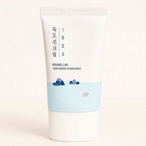 Солнцезащитный крем с морской водой Round Lab 1025 Dokdo Sunscreen SPF50+ PA++++, 50мл