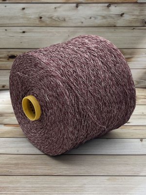 Пряжа для вязания 100 гр,  Frescolino  100% лен  450м/100г Бордо мулине