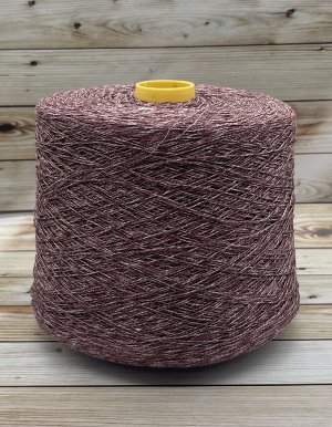Пряжа для вязания 100 гр,  Frescolino  100% лен  450м/100г Бордо мулине