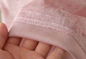 Футболка свободная бархатная сетка с круглым вырезом, коричневый