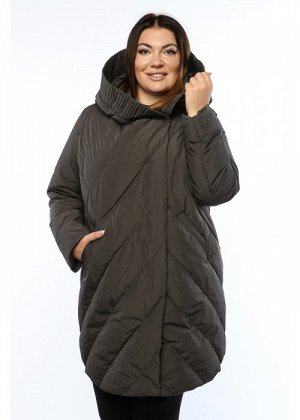 Женское пальто, А 169-1, Серый
