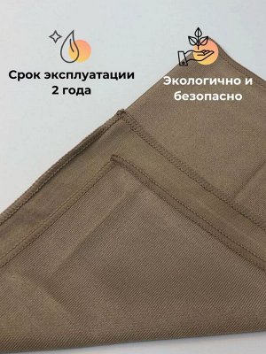 Файбер для стекол и зеркал беж, 1шт.