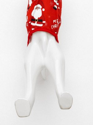 Майка "Merry", размер L (ДС 35, ОШ 35, ОГ 45 см), красная