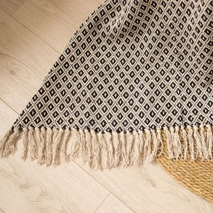 Плед SL Home Бохо 125*150 см, 100% хлопок