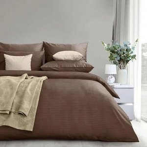 "Verossa" Простыня "Taupe" 180х215см, страйп