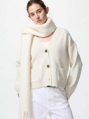UNIQLO – короткий кардиган из мягкой пряжи суфле