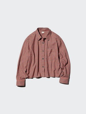 UNIQLO – фланелевая рубашка свободного кроя