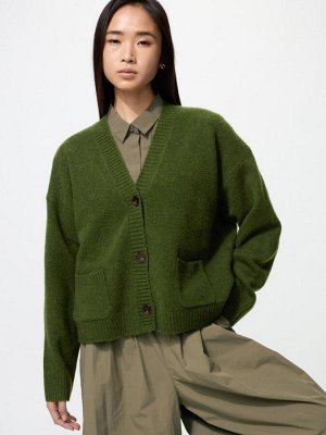 UNIQLO – короткий кардиган из мягкой пряжи суфле