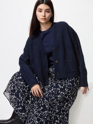 UNIQLO – короткий кардиган из мягкой пряжи суфле