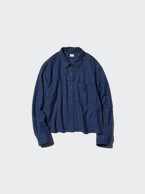 UNIQLO – фланелевая рубашка свободного кроя