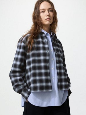 UNIQLO – фланелевая рубашка свободного кроя